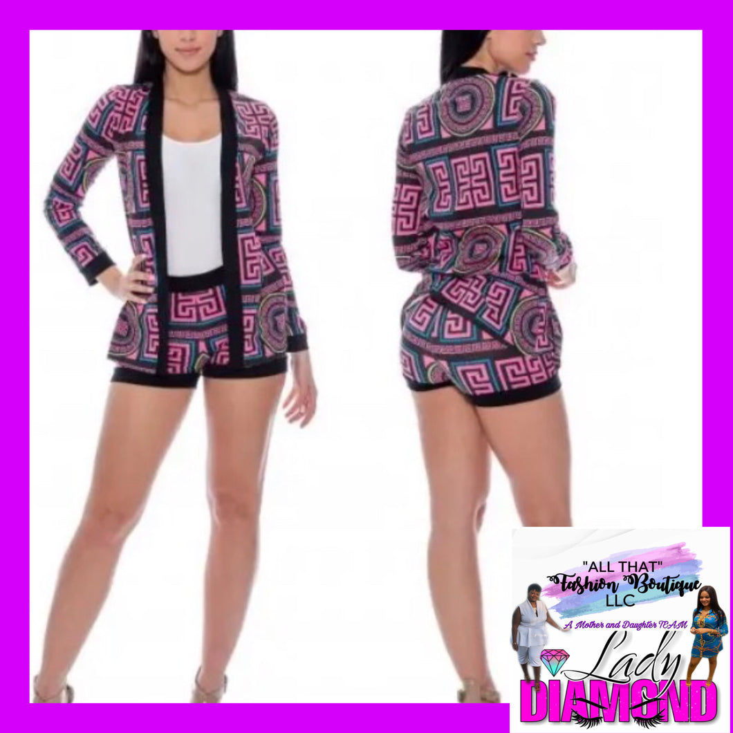 2 Piece Short Stes