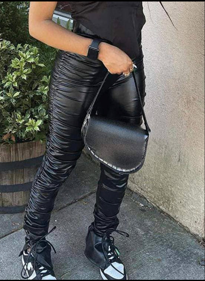 Leather Black Pants