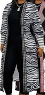 Zebra Printed Duster