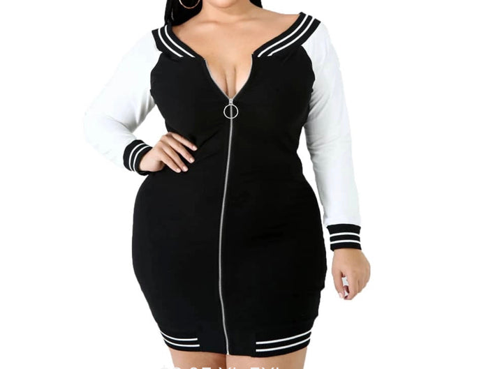 Women Plus size midi dress